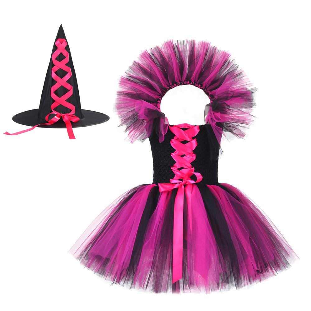 Halloween Pumpkin Dress for Girls Children's tutu dress carnival party atmosphere costume cos