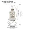 Moroccans Wrought Iron Hanging Candle Lanterns Tealight Holders With Intricate Cutout Pattern For Romantics Home Decors
