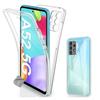 Thin 360 Integral Gel Silicone Case (front and Rear) for Samsung Galaxy A52 5G + Screen Protector - TRANSPARENT