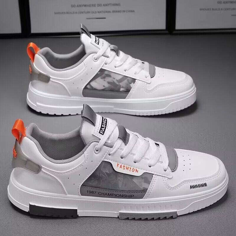 Fashion 2024 Men's Sneakers Flat Student Shoes Breathable Fashion Lace-Up Sneakers Men's Comfort Sports Jogging Shoes Zapatillas Hombre