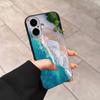 Чехол для телефона Синее Море Океанские Волны Для iPhone 17 16 15 14 13 12 11 Pro Max Plus Mini Мягкий Силикон Черный Ударопрочный ТПУ