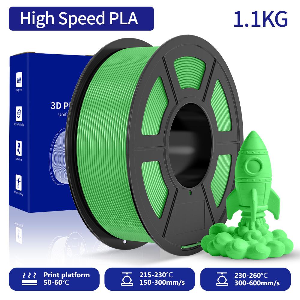 JAYO 1100G 3D PLA Filament 1.75mm High Speed PLA/PLA Meta 3D Printer Filament  Neatly Wound 3D Printing Materials For 3D FDM