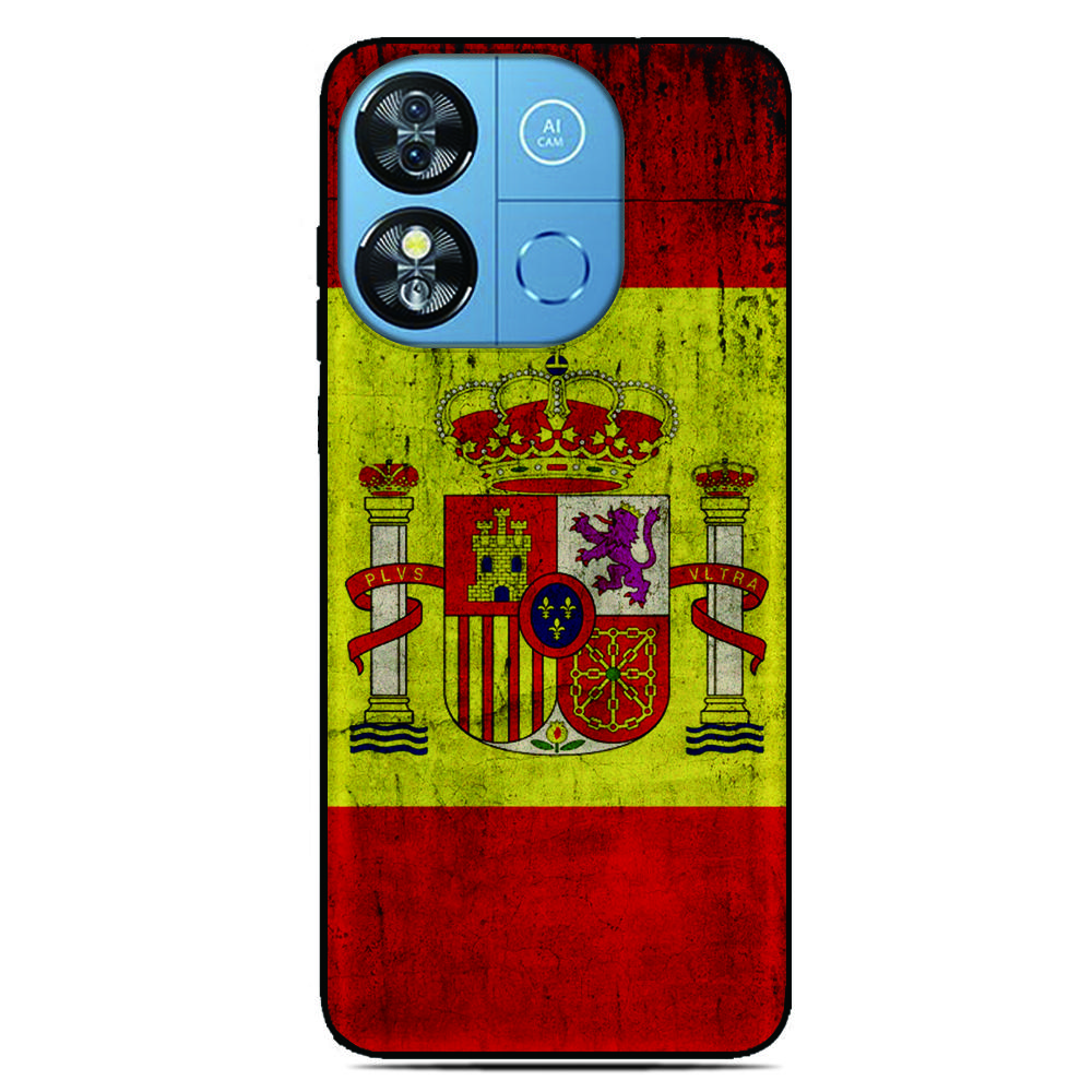 Spain Flag Phone Case For Blackview Wave 9C 8C 6C Shark 9 Color 8 Oscal C80 C70 C60 C30 C20 Pro Flat 2 1C 2C Tiger 13 12 Cover