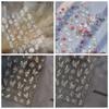 Self Adhesive Flower Nail Stickers 5D Nail Decals DIY Shell Light Nail Stickers  Women