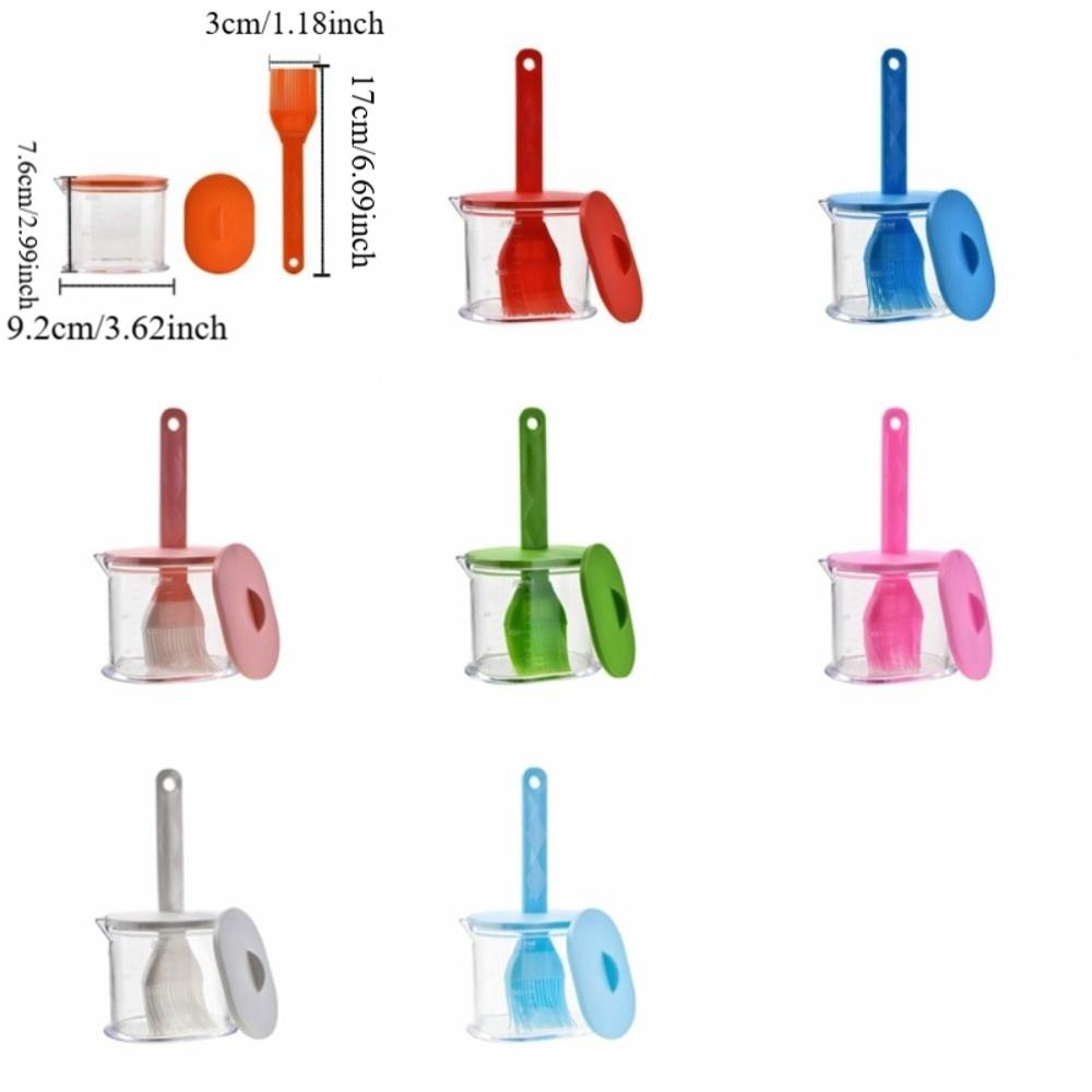 Non-Slip Handle Sauce Application Brush Heat Resistant Oil Brush  Pastry Making