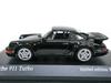 European Exclusive Scale Porsche 911 Turbo 1990 964 Model 1/43 (Black)
