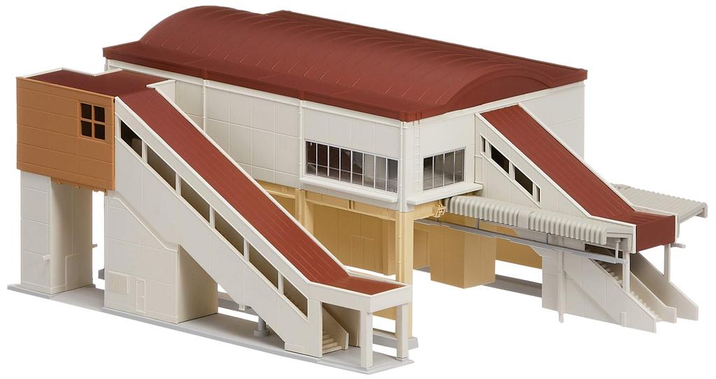 KATO N Gauge Suburban Bridge Station Building 23-122