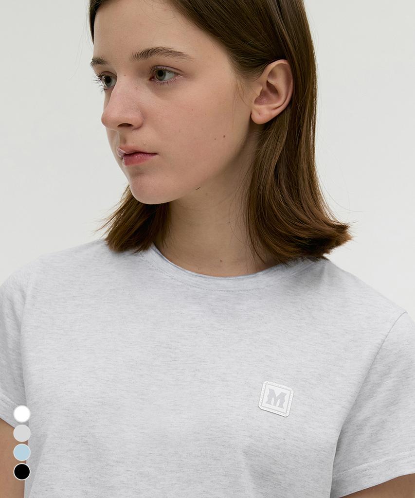 MONGDOL [4Color] Cutoff Logo Short Sleeve T-Shirt Mdts048
