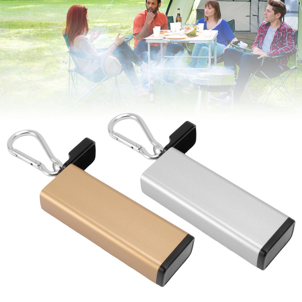 Metal Storage Tube Bottle Keychain Airtight Container Aluminum Alooy Water Proof for Outdoor Camping