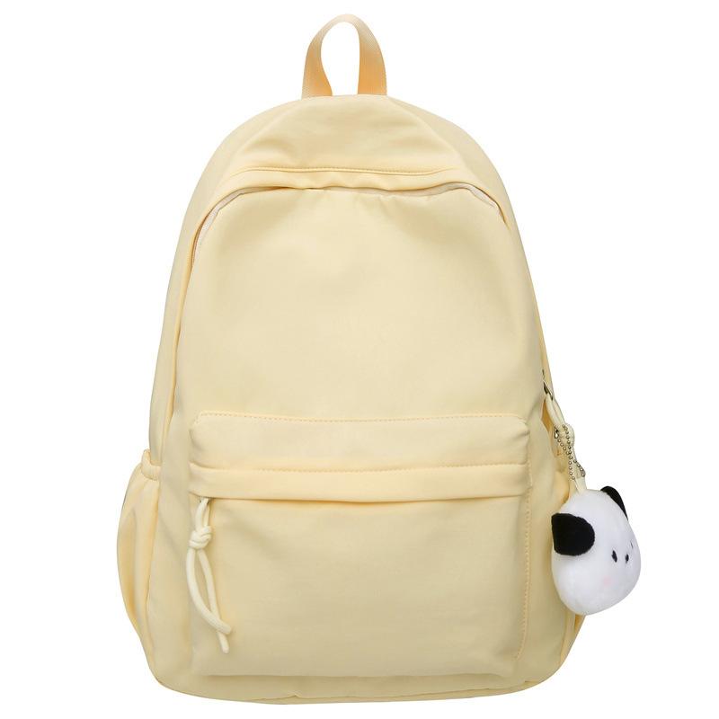 Женский рюкзак большой вместимости, однотонный, студенческий рюкзак, мужской школьный рюкзак