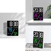 Multifunction Led Timepiece With Temperature And Humidity For Living Room Decor