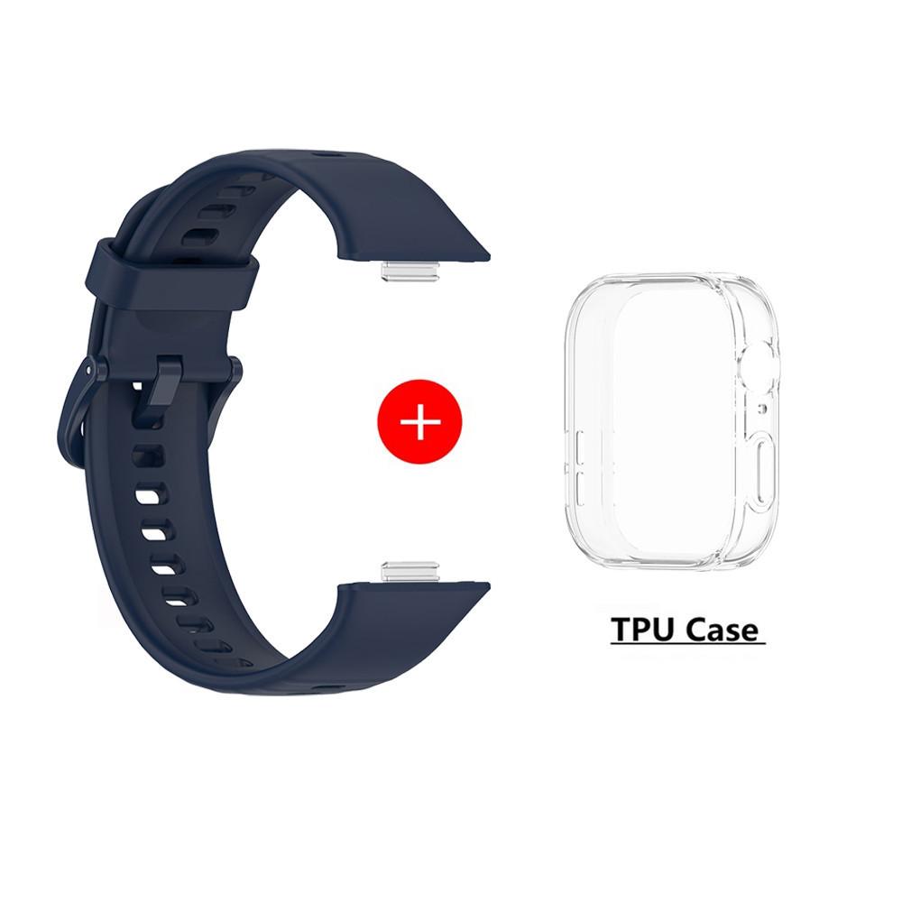 Силиконовый ремешок для часов Huawei Watch Fit 3, сменный ремешок для Huawei Watch Fit3, ремешок с защитным чехлом для экрана
