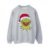Womens/Ladies Muppets Kermit Christmas Head Sweatshirt