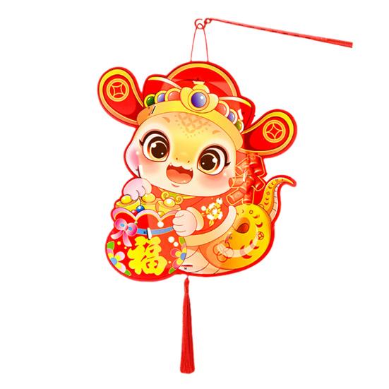 Китайский новогодний фонарь мультфильм змея ручной бумажный фонарь детский набор для самостоятельного изготовления фонарей для домашнего декора по лунному Новому году