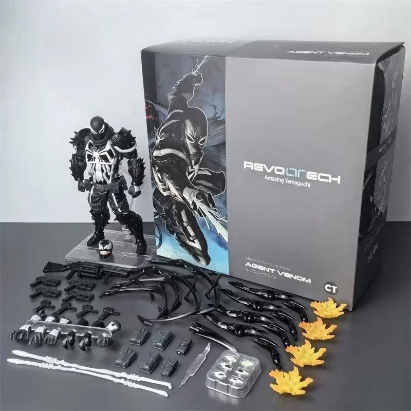 Невероятная Фигурка Агента Ямагучи Веном Kaiyodo Revoltech Фигурка Поливинилхлорид Коллекционная Мобильный Юджин Томпсон Ko модель игрушка Подарок
