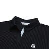 Новое платье с коротким рукавом серии FILA Golf Женское Насыщенный черный A11W525325F-BK
