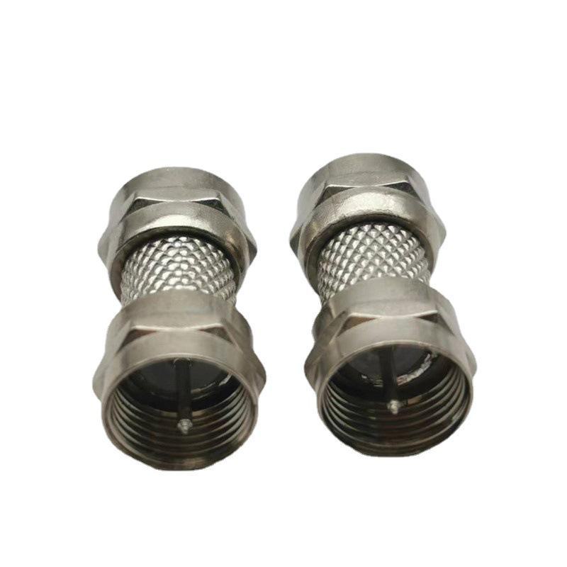 Британский переходник-адаптер с разъемом F-типа "папа-папа" для цифровых приставок