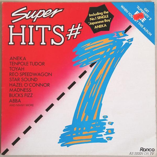 Виниловая пластинка РАЗЛИЧНЫЕ - Super Hits #1 RTL2058 Ronco 1981 UK Поп Б/у