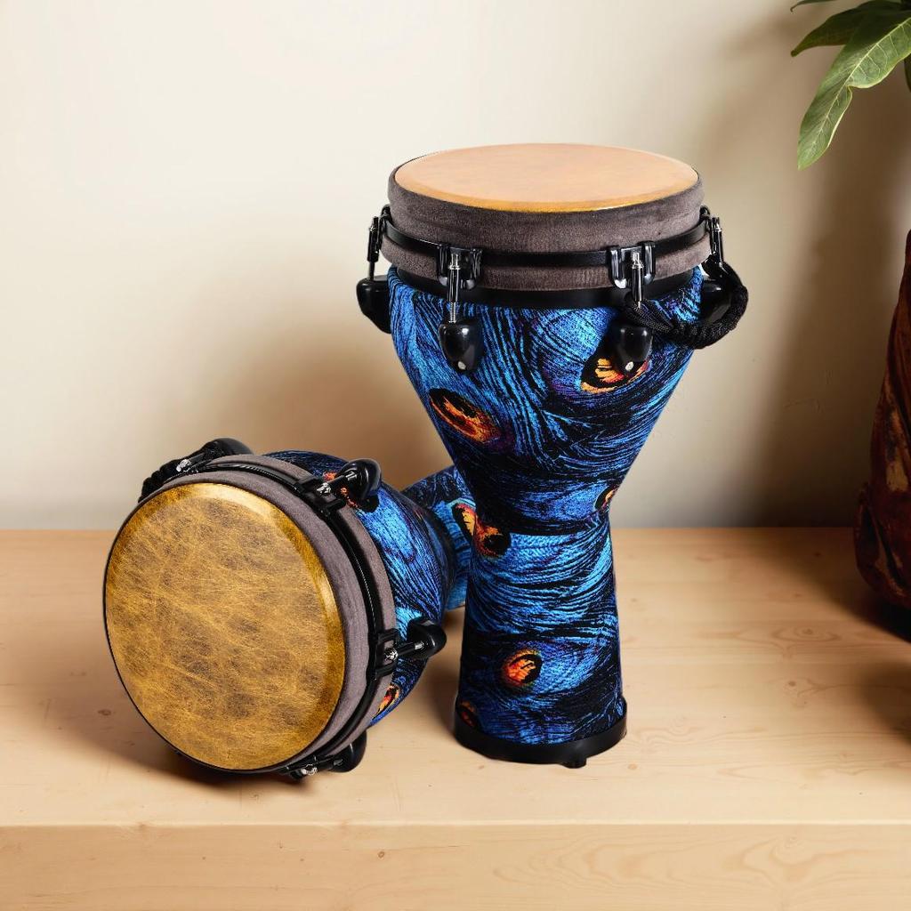Eco-friendly 12-inch African Hand Drum for Beginners & Adults