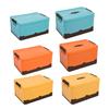 Large Capacity Foldable Storage Box With Lid Multifunction Organizer Toy Box Student Dormitory Plastic Storage Case