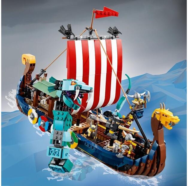 LEGO Creator 31132 Корабль викингов и змей из Мидгарда