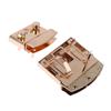 Square Push Lock Spring Metal Twist Lock Snap Closure Briefcase Closure Bag Lock Clasp Fasteners For Leather Bag