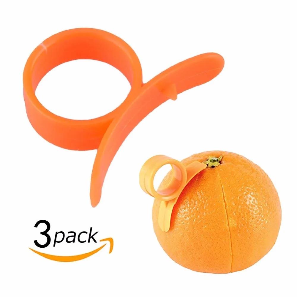 3Pcs/lot Citrus Parer Peeler Orange Lemon Lime Peeler Remover - Kitchen Tools Orange Opening Device Orange Stripper7