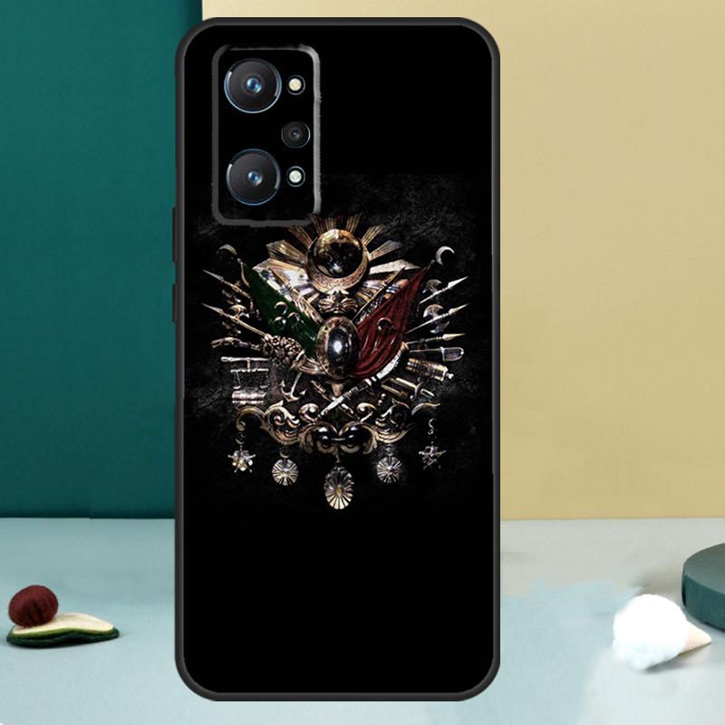 Герб Османской империи для Realme 14 13 Pro Plus 10 11 12 GT 5 6 6T GT7 Pro C61 C55 C53 C51 C21Y C25S C75 C67 Чехол