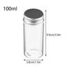 24 шт 100 мл прозрачные пластиковые флаконы для духов и специй маленькие баночки флаконы с серебряной винтовой крышкой Diy Craft