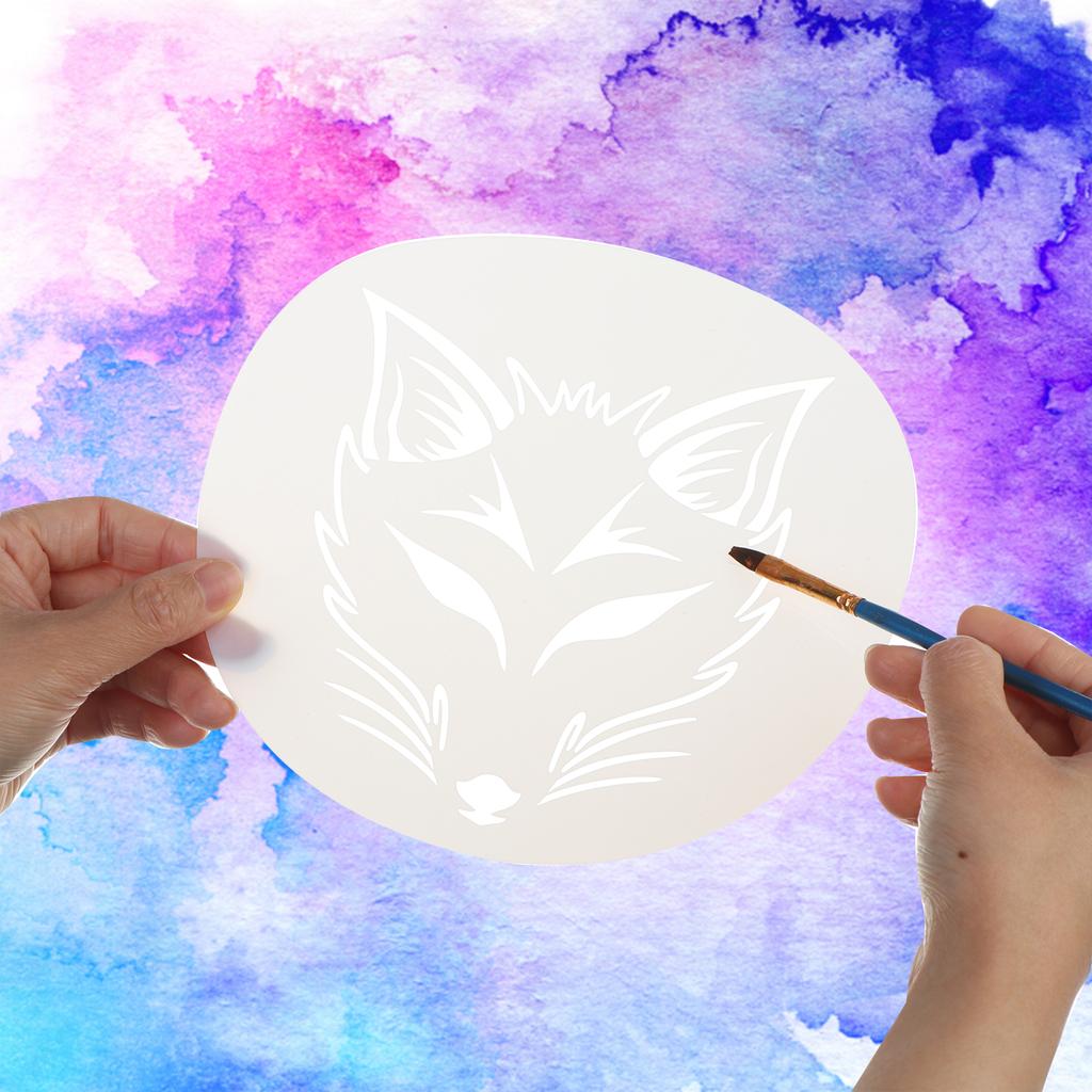 25 Pieces Face Painting Stencils, Reusable Face Paint Templates Tattoo Stencils