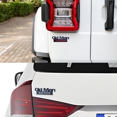 Автомобильная 3D-наклейка из металла и хрома, эмблема, значок Old Man Edition, логотип, багажник, кузов, дверь, наклейки, наклейки, автомобильные аксессуары