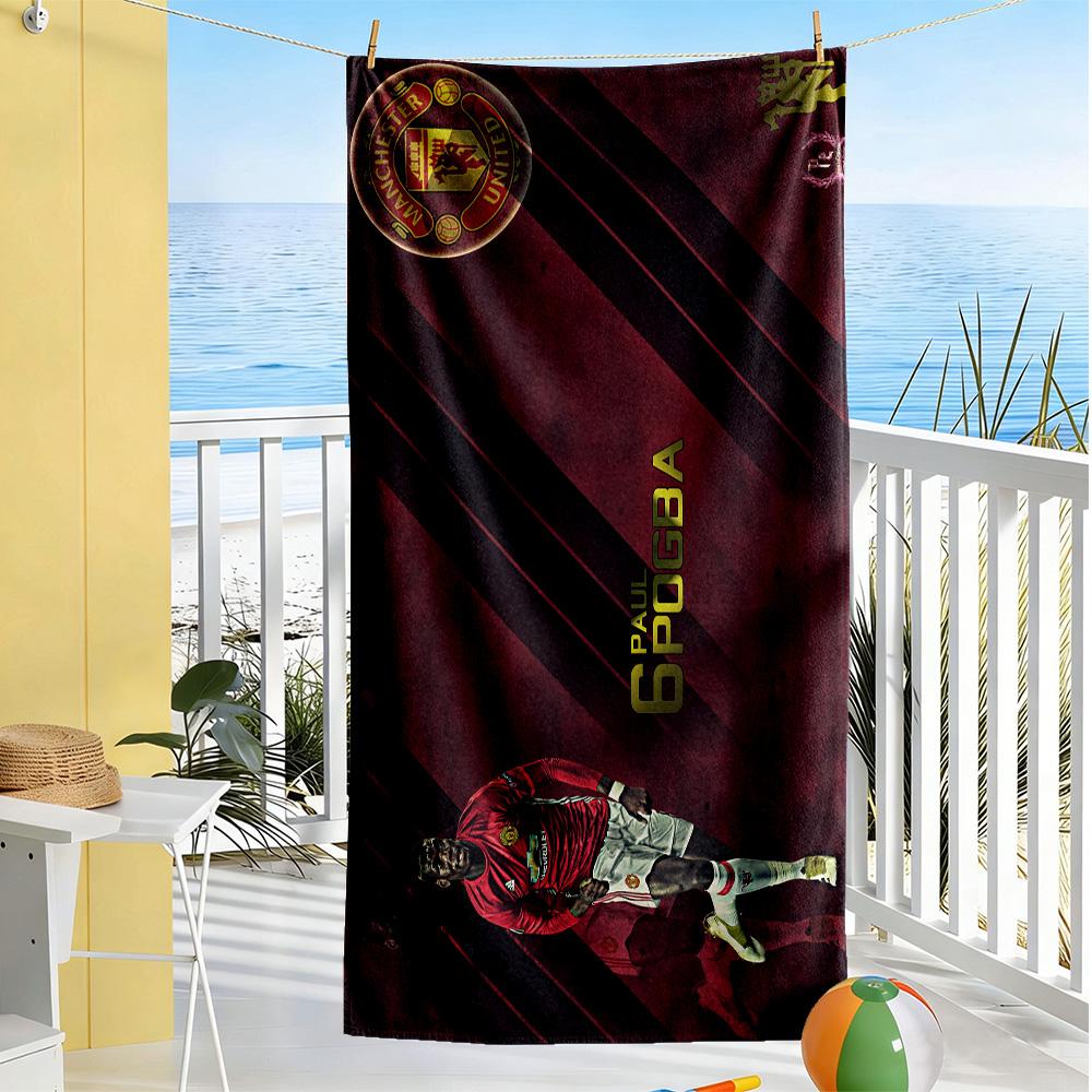 Cristiano Ronaldo Action Beach Towel Super Soft & Absorbent Comfortable Lightweight Portable for Swimming,Beach,Camping, Travel, Beach Accessories,Gym