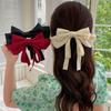 Заколка для волос Гладкий атлас Ручная работа Трехмерная лента Большой бант Зажим для волос Инструмент для укладки волос Аксессуары для волос