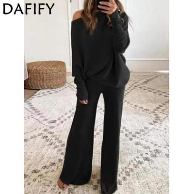 Женские модные повседневные весенне-осенние однотонные брюки с длинными рукавами и принтом, брюки, костюмы