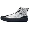 Li Ning Disney X  Comfortable Sports Slip Resistant Lightweight Durable High Top Sneakers Men Sneakers Phantom-Black AGCR179-5