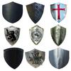 Set of 9 Heater Shield - Functional 18 Gauge Steel Medieval Historical Replica Blank Shield Knight Costume Prop Accessory