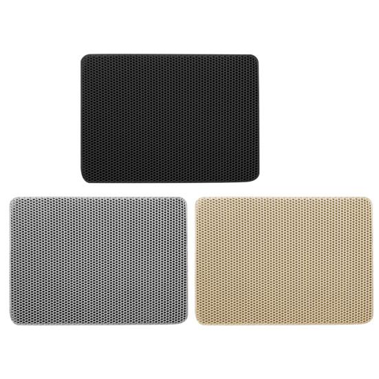 Yousheng Extra Large Cat Titter Mat Double Layer Cat Tighting Mat Non-Slip Waterproof Cat Lotus Mat Scatter Control Pad