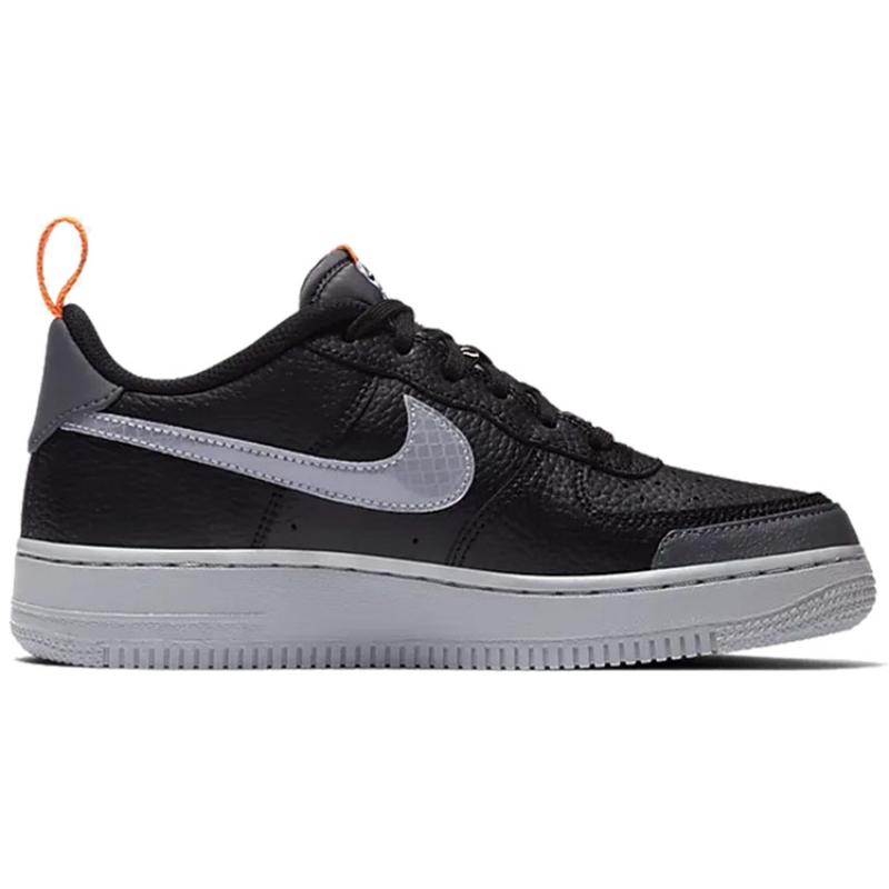 Nike Кроссовки Air Force 1 Low LV8 Under Construction Black GS BQ5484-001
