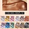 12 цветов, жидкие перламутровые тени для век, цветные, струящиеся, легкие, с тонким блеском и ярким светом