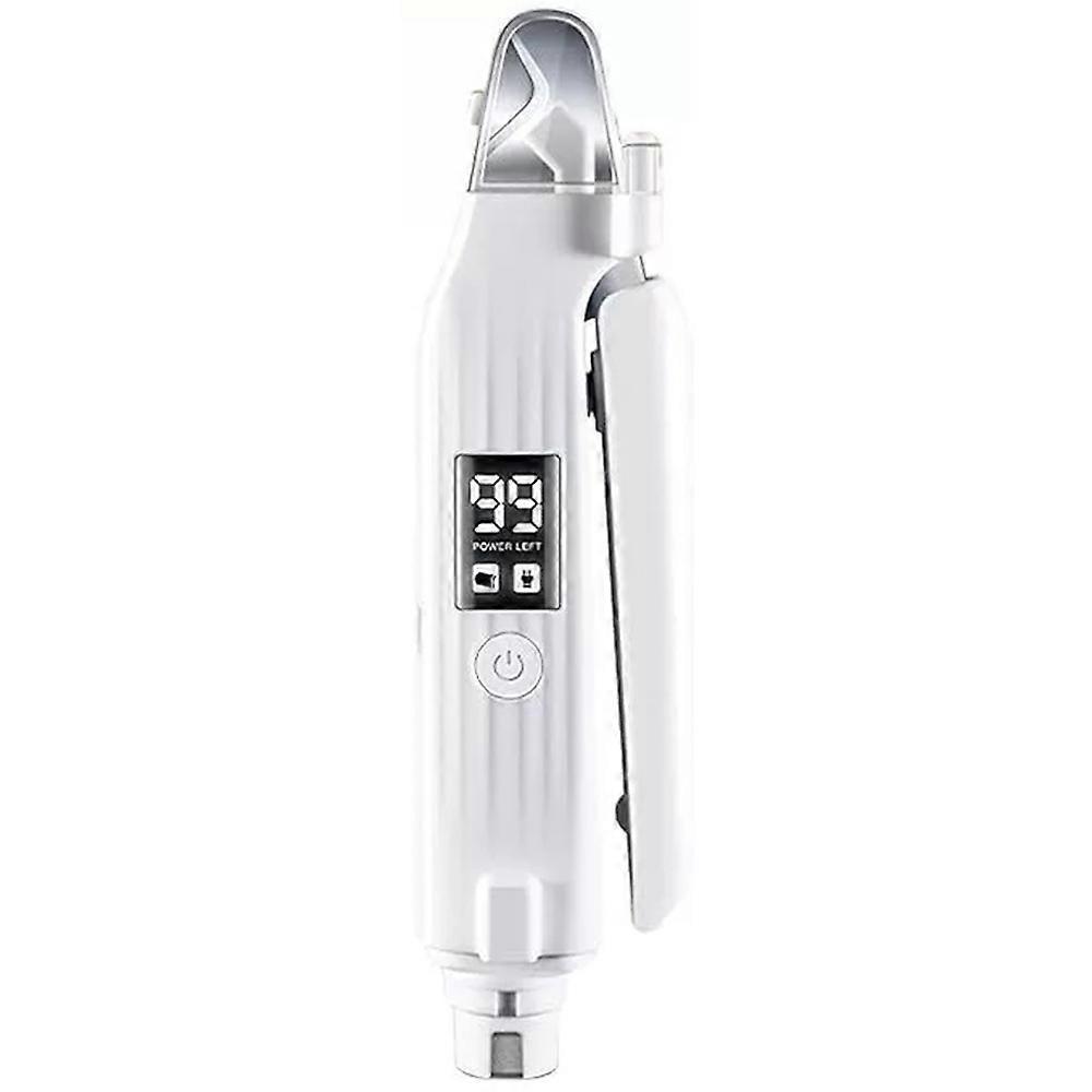 Pet Nail Trimmer,Portable 2 in1 Dog Cat Electric Nail Clipper w/ Light