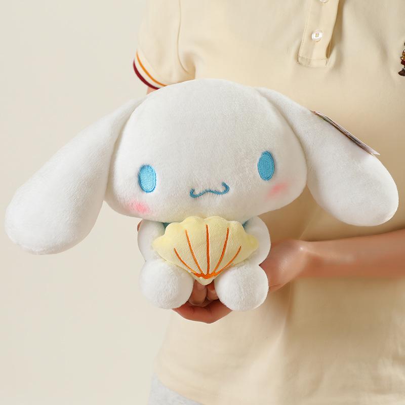 Японская Оригинальная Серия Sanrio 'Океан' Плюшевая Игрушка Мультяшный Кролик Киннаморолл Декорация для Спальни Дивана Подарок для Детей и Друзей