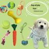 Durable Cotton Rope & Frisbee Toy Set for Small To Medium Dogs