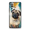 Чехол для телефона с изображением черного мопса крупным планом Для Xiaomi Redmi Note 14 13 12 5G 11 10 Pro Plus 4G 9S 9 14C 13C 12C 10C 9C 9A Мягкий чехол