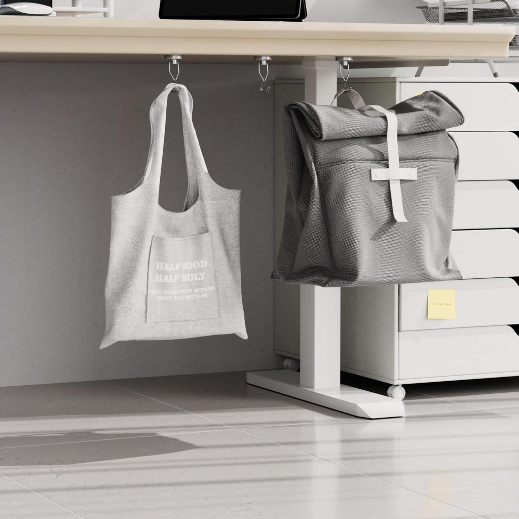 Homion of Stainless Steel Magnetic 30kg Vertical Load 10kg Horizontal Load 32mm for Key and Wall Hanging [Set 4] Hooks, Rust-Proof, Capacity,