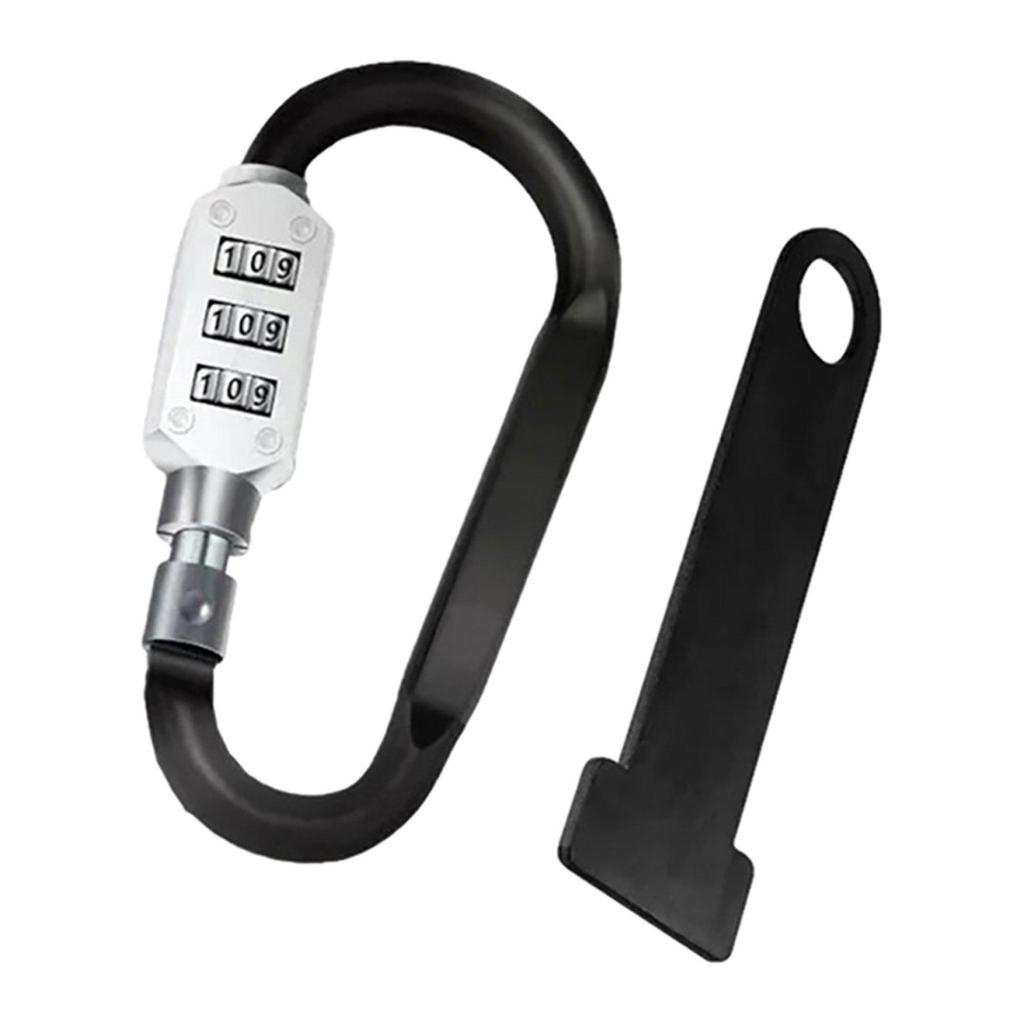 Generic Motorcycle Helmet Lock Motorcycle Parts Easy Installation Anti Lose