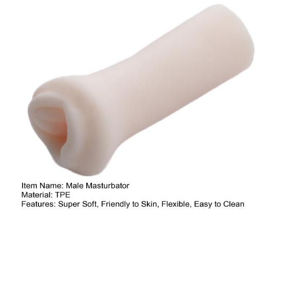 Pocket Male Masturbator Super Soft Flexible Realistic Deep Throat Oral Sex Stroker Adult Training Sex Toy