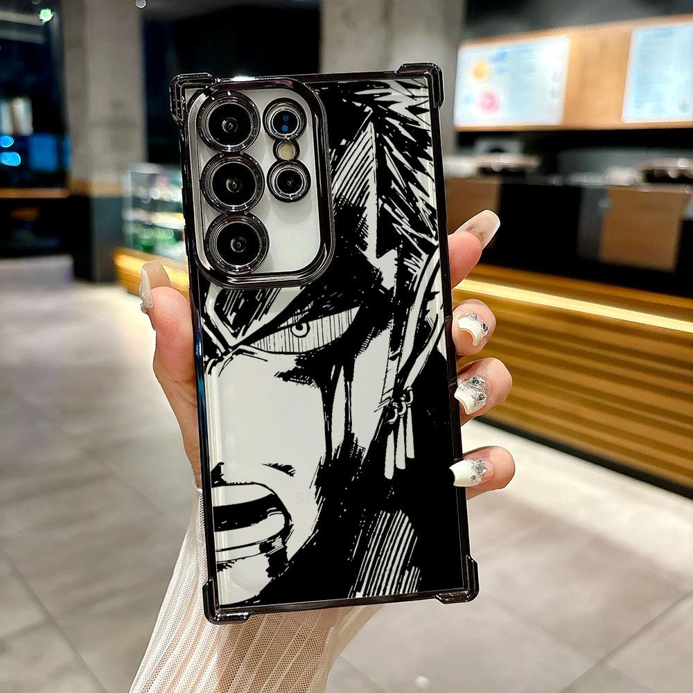 Чехол One Piece Для телефона Galaxy S26 Ultra Чехол Sanji Zoro Luffy Для Samsung S26 S25 S24 S23 S21 Ultra S20 FE S25 Plus 5G Чехол