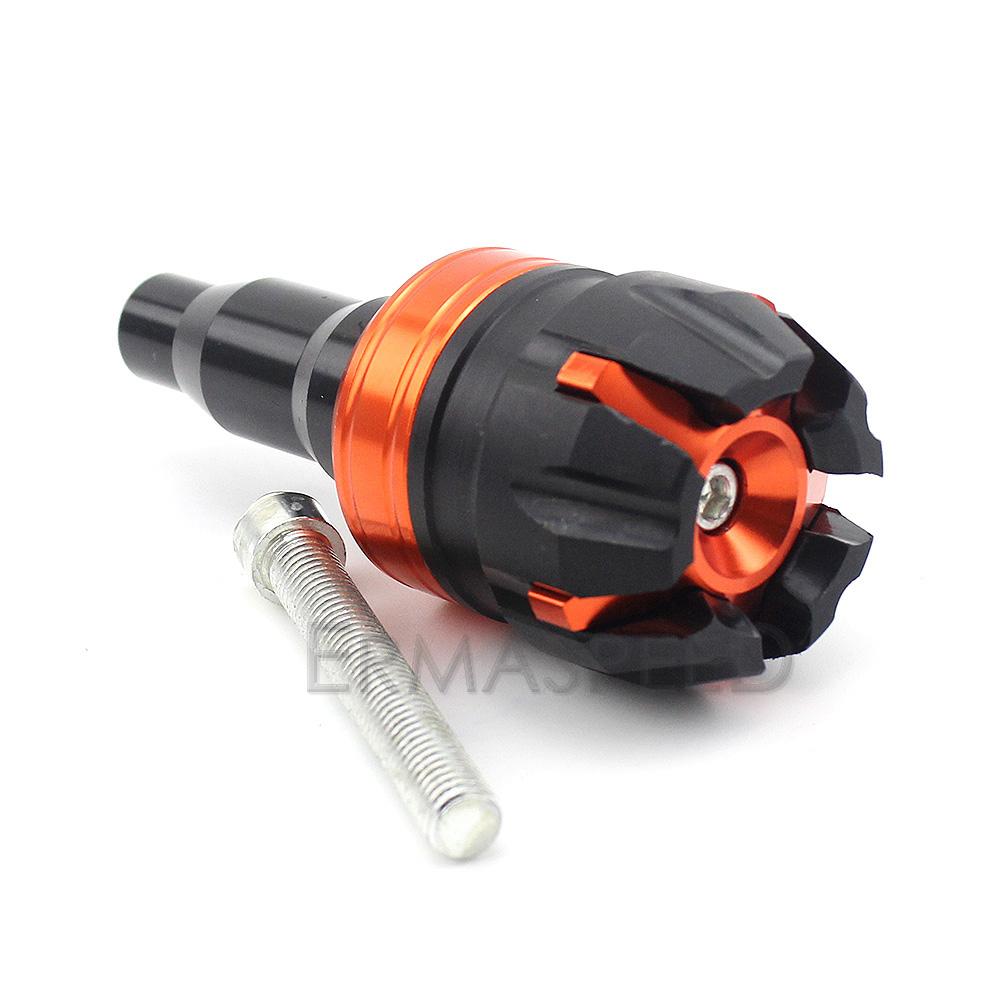 Для MT-07 MT-09 2014-ползунки рамы мотоцикла 10 мм алюминиевые ползунки рамы защита от падения мотоцикла