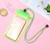 1PC Men's And Women's PVC Mobile Phone Waterproof Bag Transparent Touch Screen Cycling Phone Bag Neck Hanging Rainproof Swimming Bag
