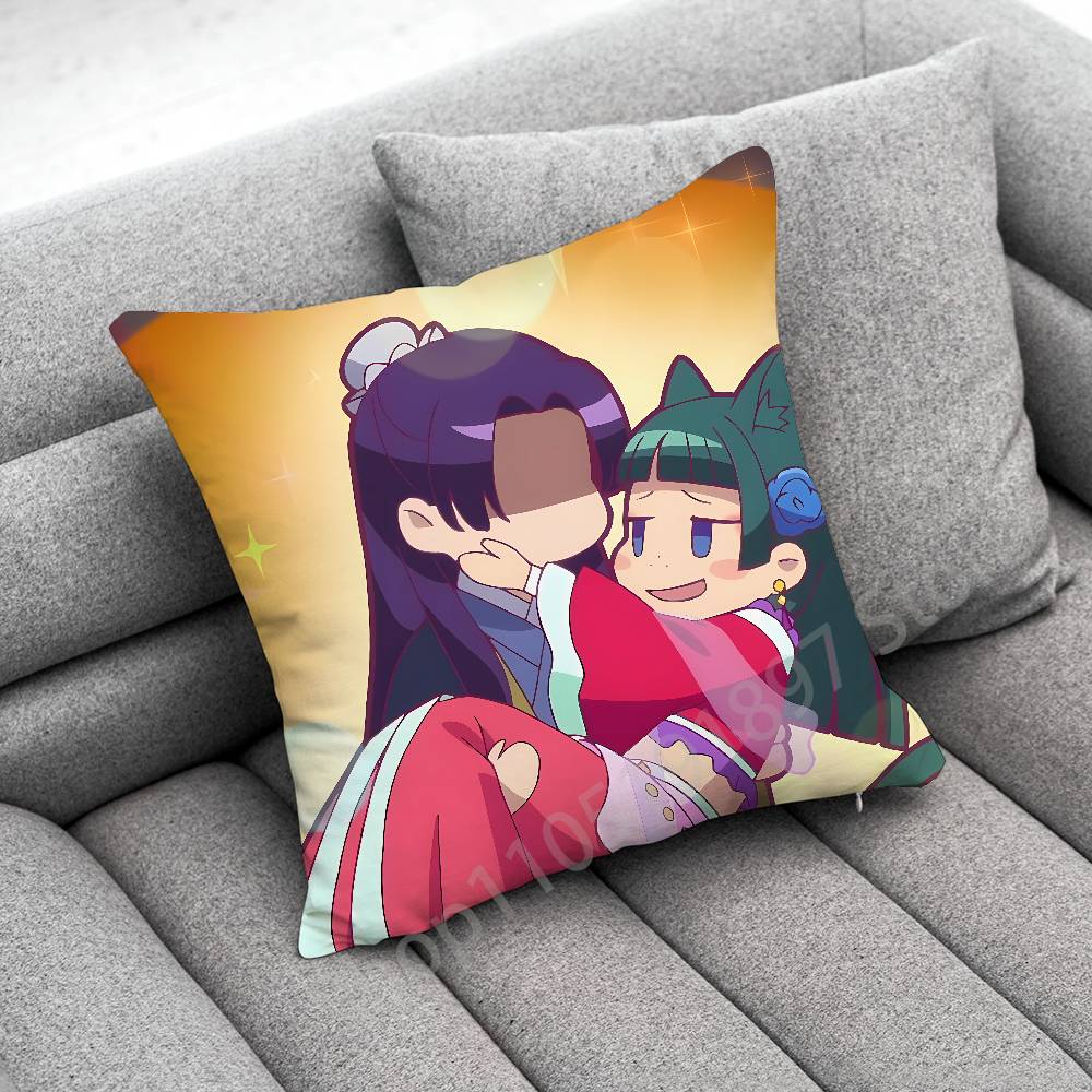 The Apothecary D-Diaries Maomao Throw Pillow Case For 30X30Cm 40X40Cm 45X45Cm 50X50Cm 55X55Cm Square Sofa Pillowcase Shell